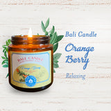 Bali Candle - Orange Berry