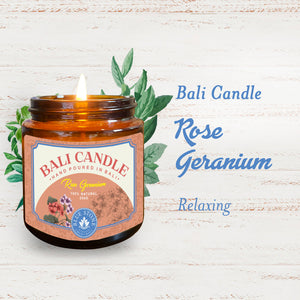Bali Candle - Rose Geranium